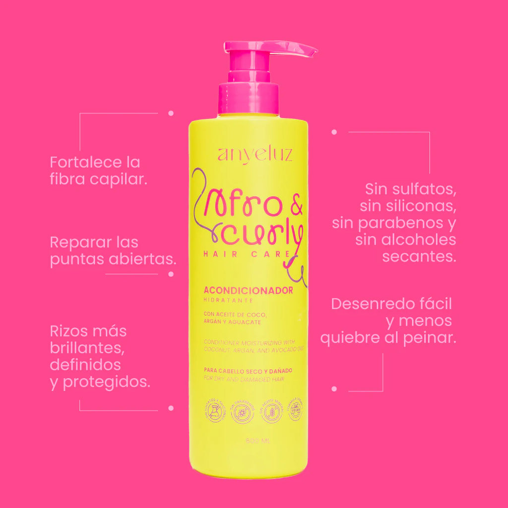Acondicionador Anyeluz Afro & Curly Definición 600 ml