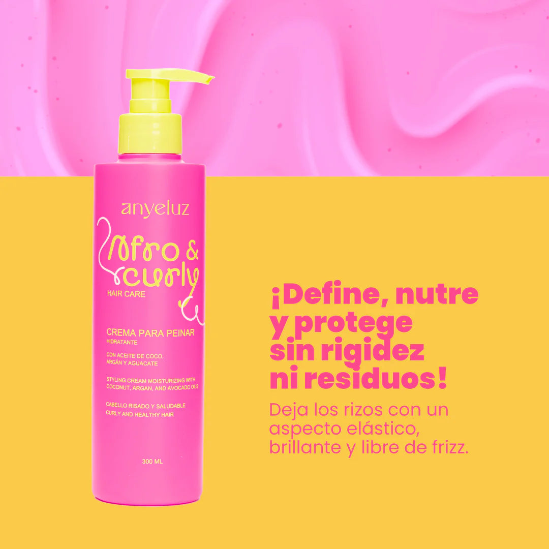 Crema Peinar Anyeluz Afro & Curly Definición 300 ml Imagen secundaria del producto