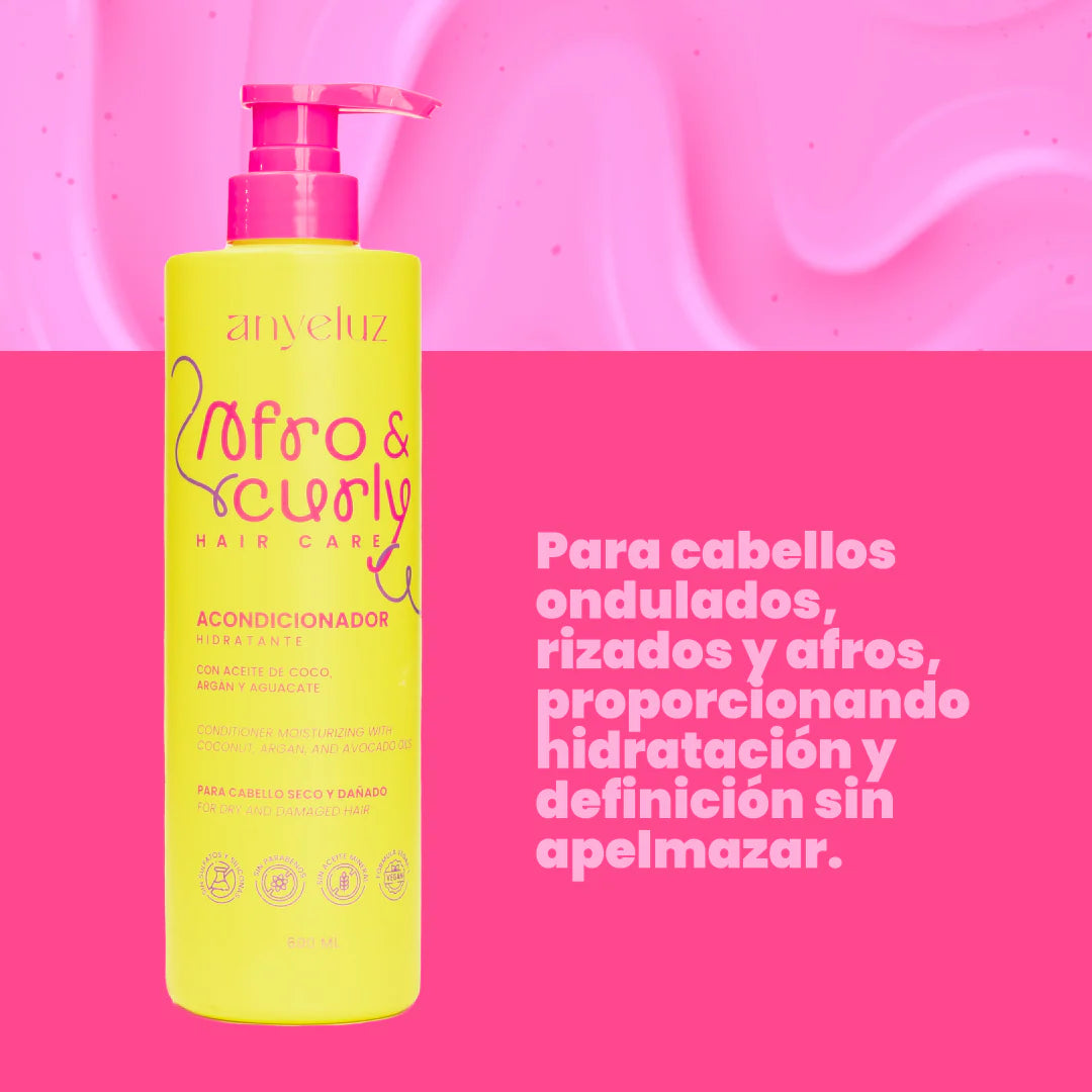 Acondicionador Anyeluz Afro & Curly Definición 600 ml Imagen secundaria del producto
