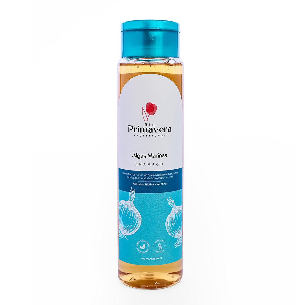 Shampoo Bioprimavera Algas Marinas Crecimiento 400 ml