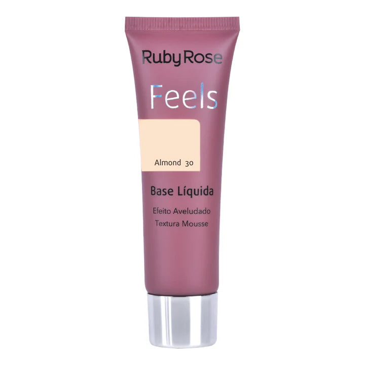 Base Liquida Ruby Rose Feels Textura Mousse 29ml almendra 30 Imagen principal del producto