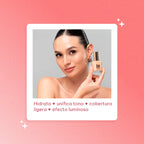 Serum tintado Atenea luminosidad y cobertura ligera 30ml cream