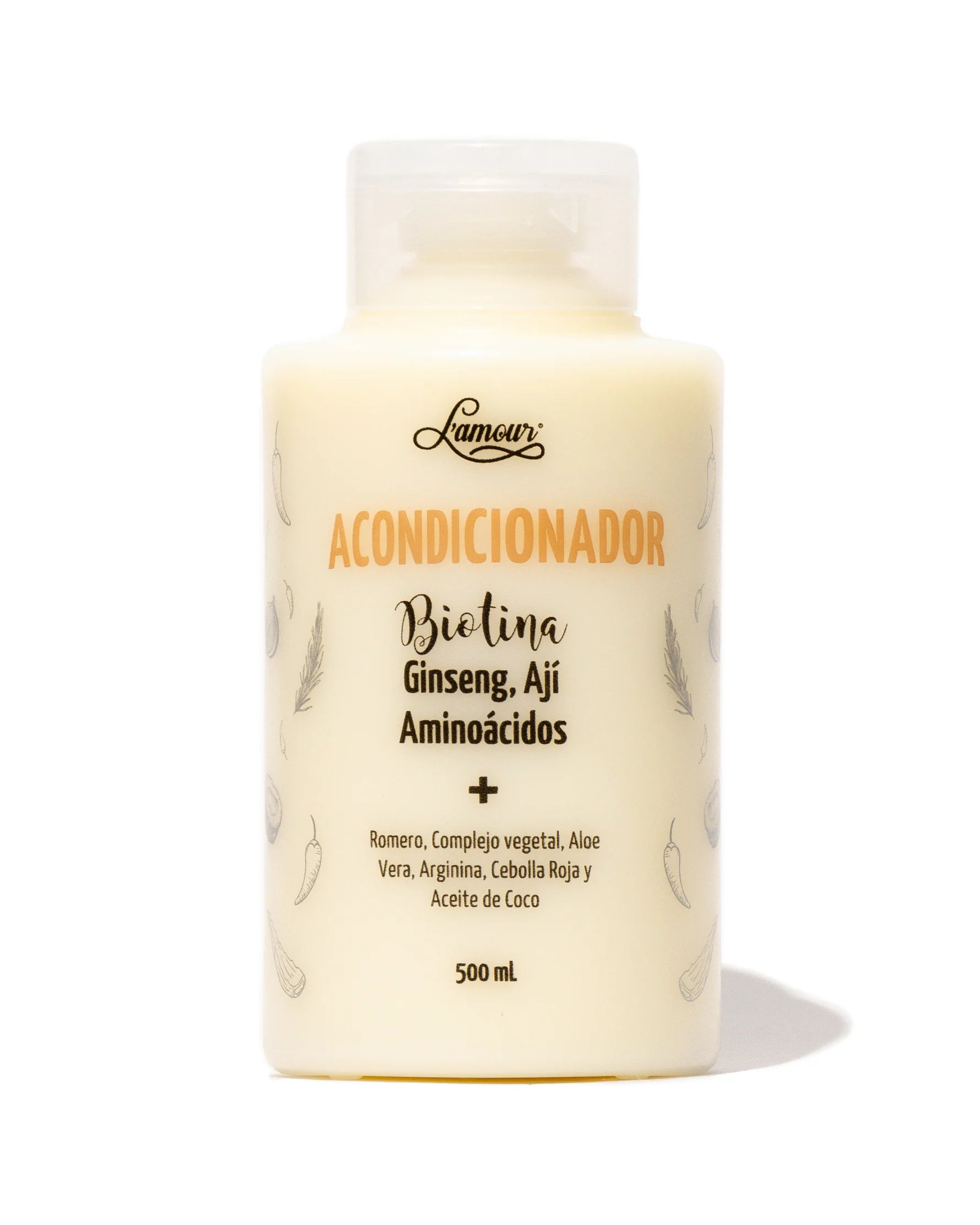 Acondicionador Lamour Biotina Fuerza Antifrizz 500ml Imagen principal del producto