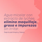 Agua Micelar Girly con Extracto de Lychee 250ml