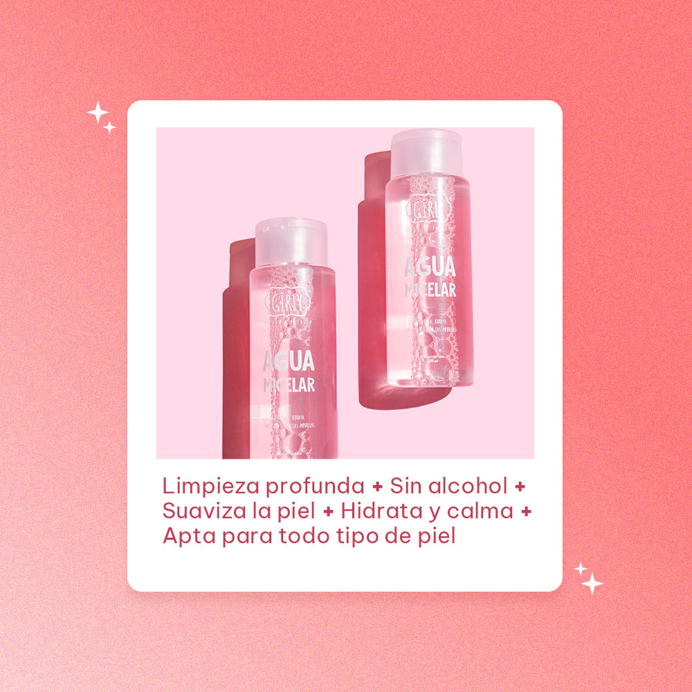 Agua Micelar Girly con Extracto de Lychee 250ml