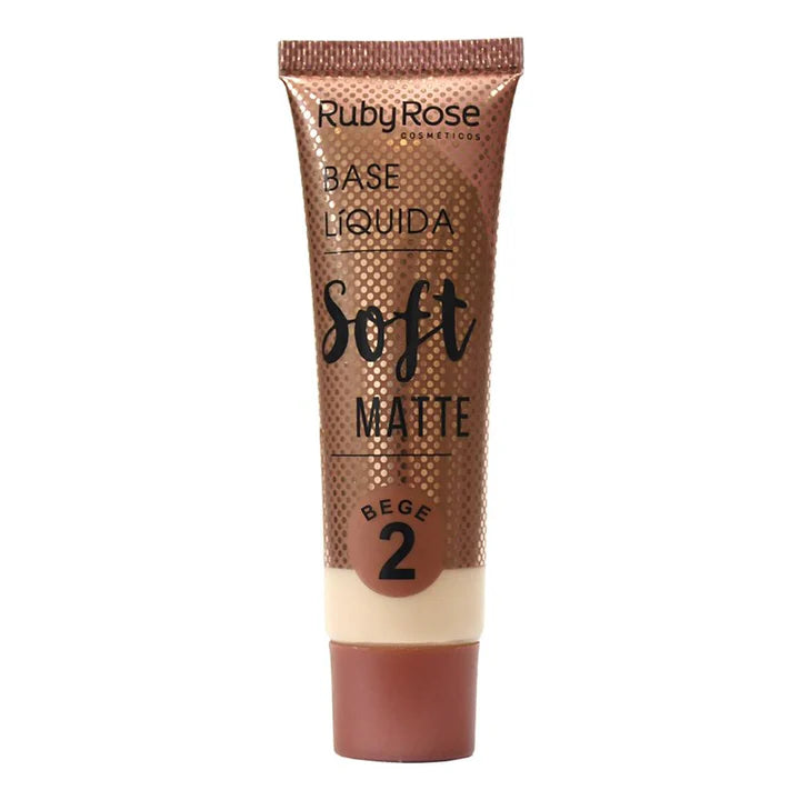 Base Liquida Ruby Rose Soft Matte Control Grasa 29ml beige 2 Imagen principal del producto