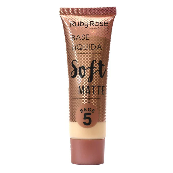 Base Liquida Ruby Rose Soft Matte Control Grasa 29ml beige 5 Imagen principal del producto