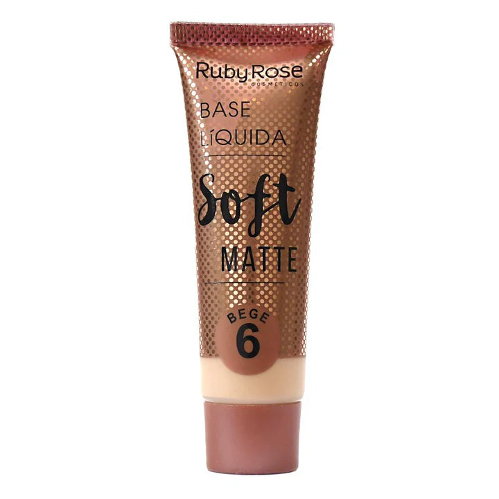 Base Liquida Ruby Rose Soft Matte Control Grasa 29ml beige 6 Imagen principal del producto