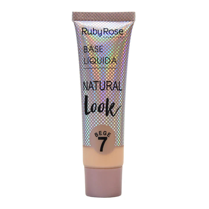 Base Liquida Ruby Rose Natural Look Acabado Radiante 29ml beige 7 Imagen principal del producto