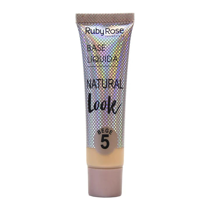 Base Liquida Ruby Rose Natural Look Acabado Radiante 29ml beige 5 Imagen principal del producto