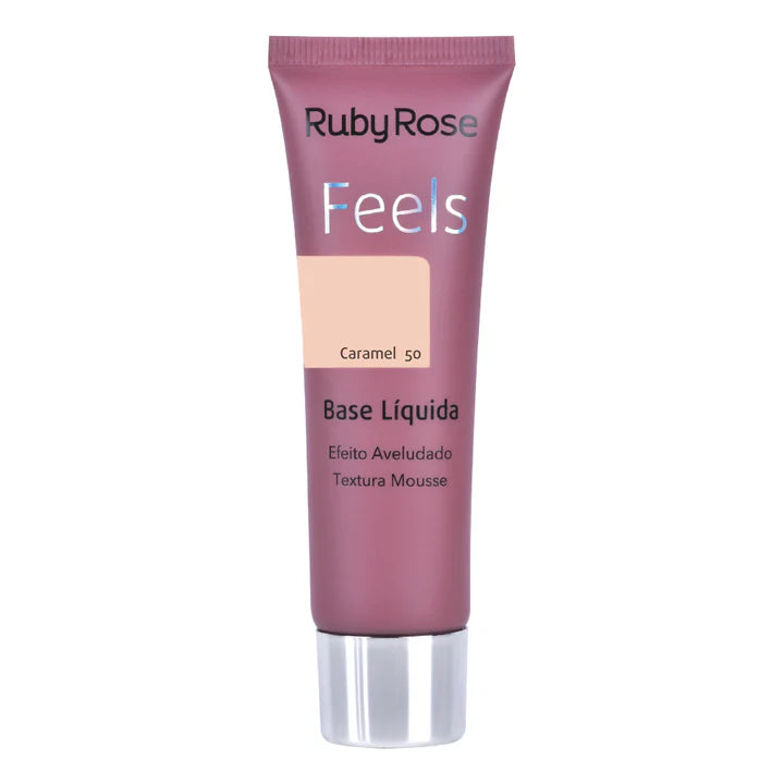 Base Liquida Ruby Rose Feels Textura Mousse 29ml caramelo 50 Imagen principal del producto