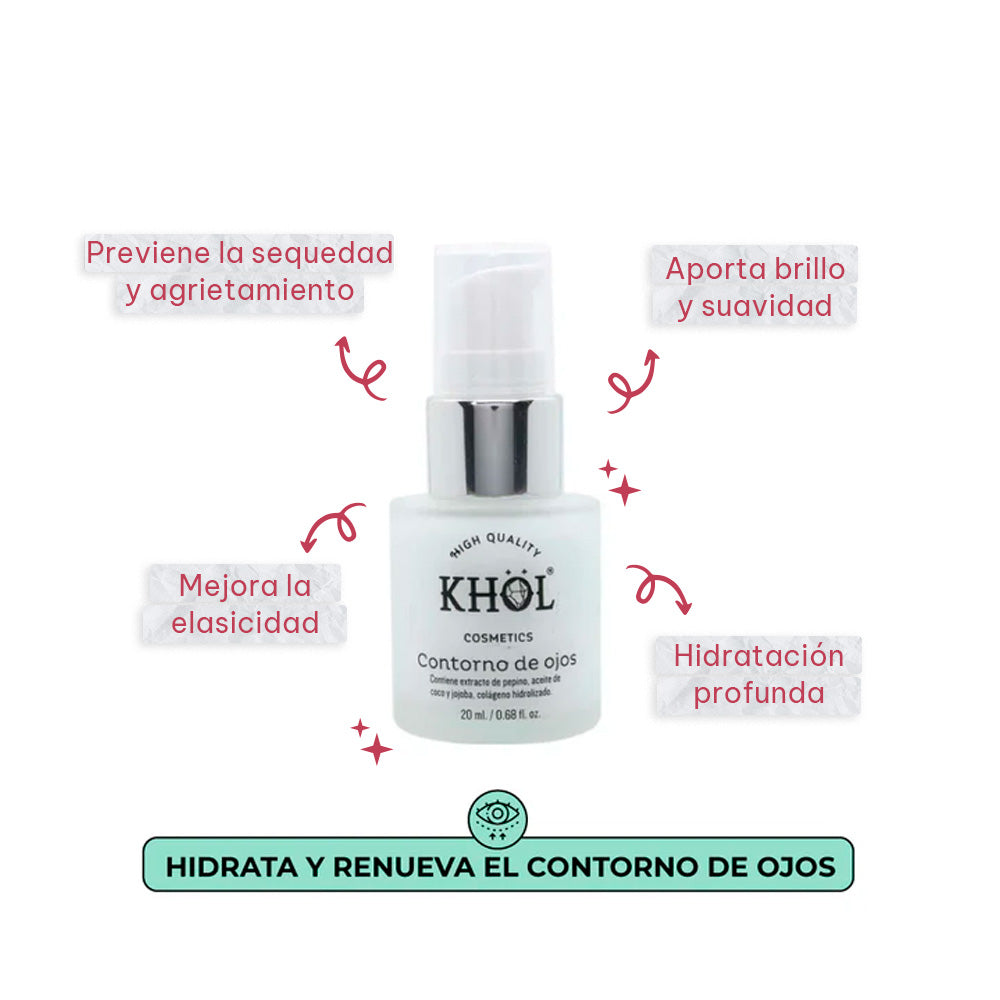 Contorno de Ojos Khöl Hidratante y Suavizante 20ml Imagen secundaria del producto
