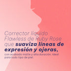 Corrector Liquido Ruby Rose Flawless Ojeras 4ml nude 3