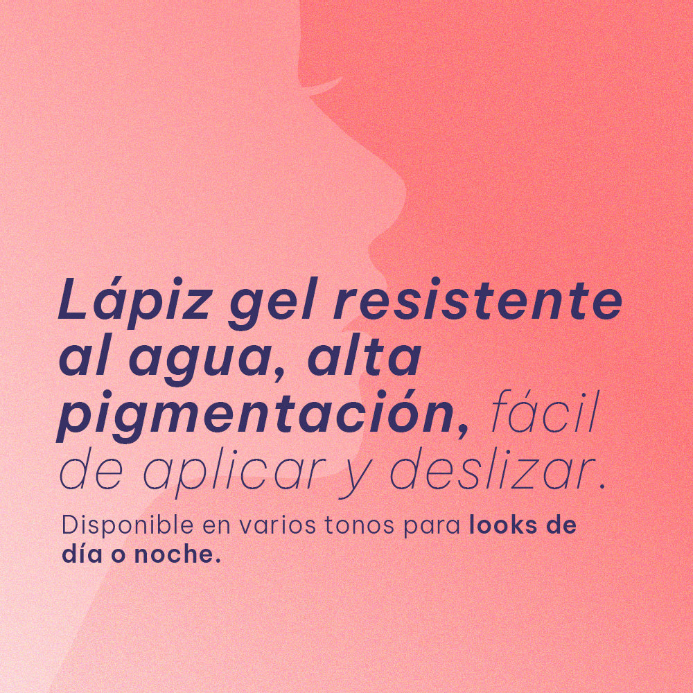 Lápiz delineador Atenea gel resistente alta pigmentación snowwhite Imagen secundaria del producto