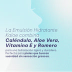 Emulsión Hidratante Kaloe con D-Pantenol y Romero 120 g