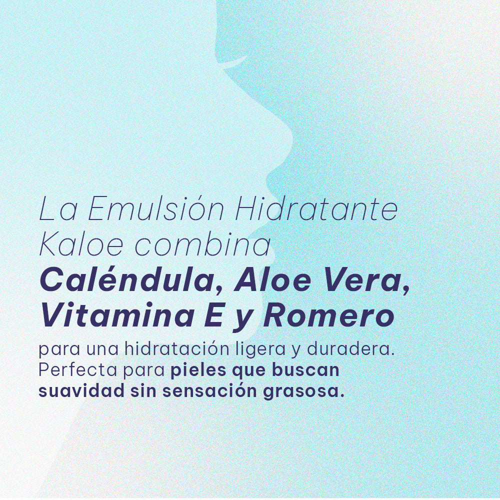 Emulsión Hidratante Kaloe con D-Pantenol y Romero 120 g