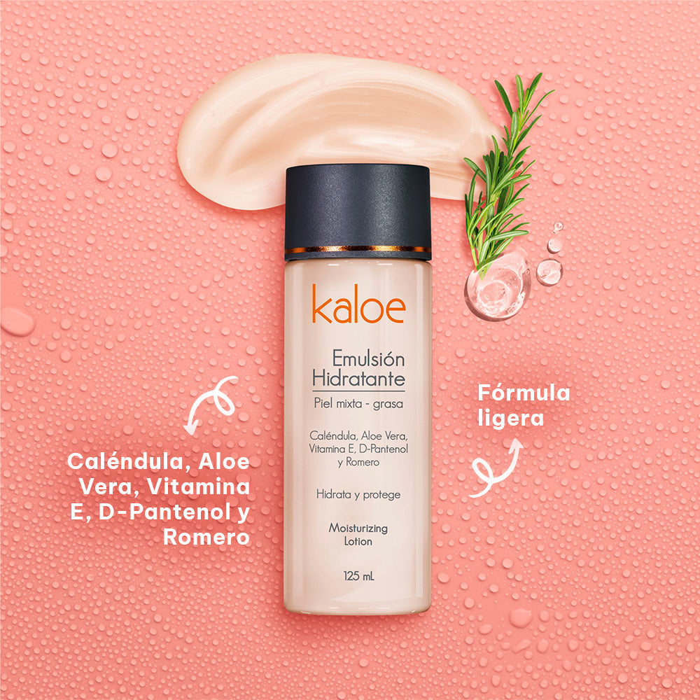 Emulsión Hidratante Kaloe con D-Pantenol y Romero 120 g