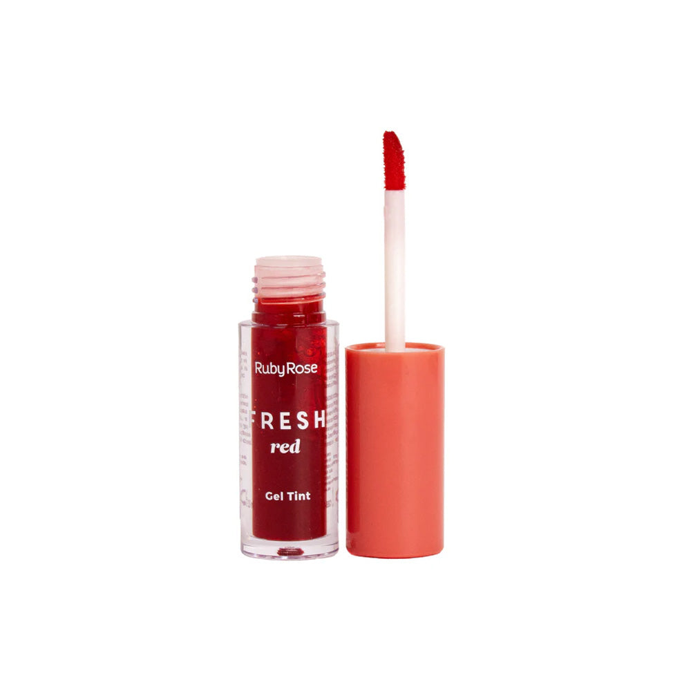 Tinta Labial Ruby Rose Gel Tint Color Vibrante 3.5ml fresh red