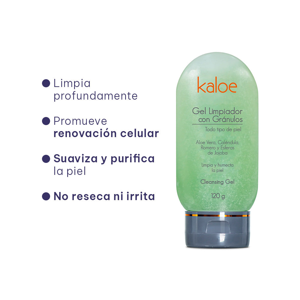 Gel Limpiador Facial Kaloe con Jojoba y Aloe Vera 120 g Imagen secundaria del producto