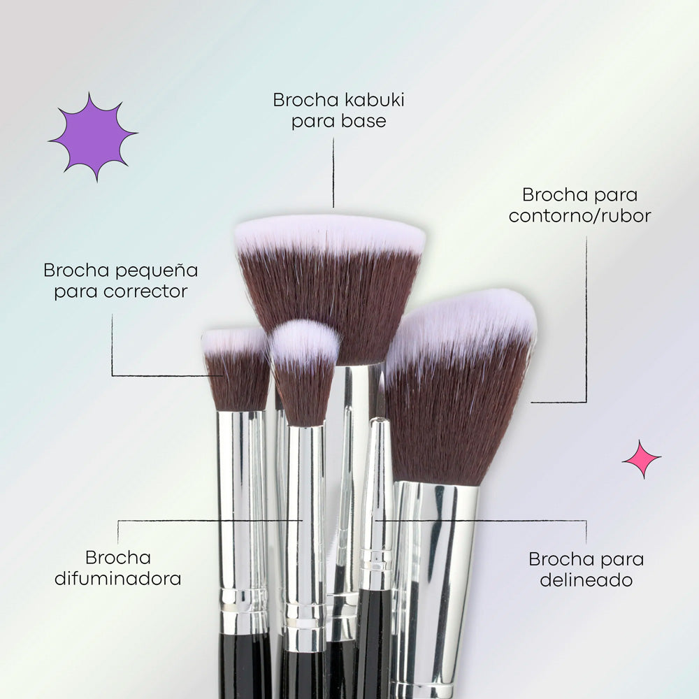 Kit de Brochas Lula Academy Profesional y Preciso 10pcs Imagen secundaria del producto