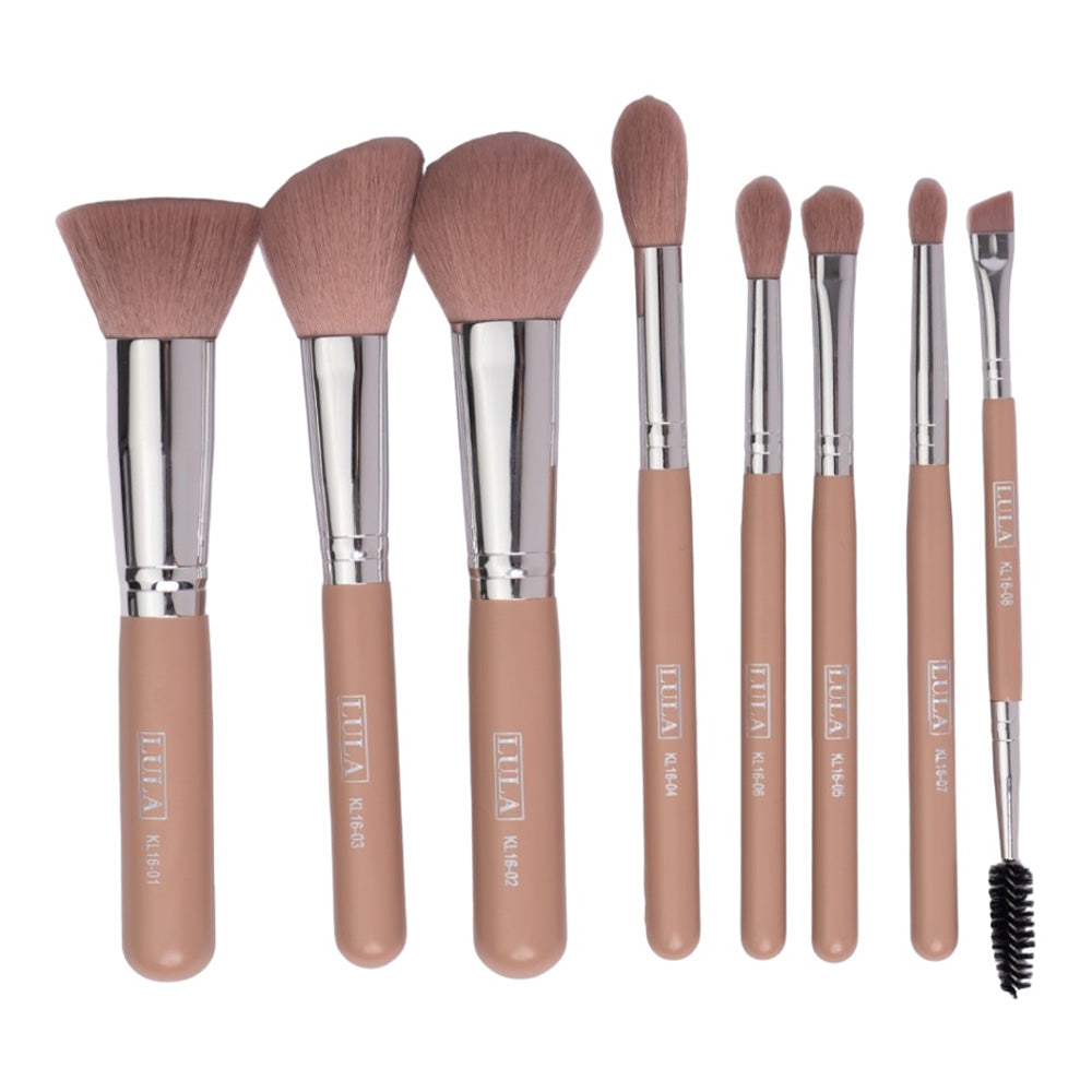 Kit de Brochas Lula Rosy Compacto y Elegante 8pcs Imagen principal del producto