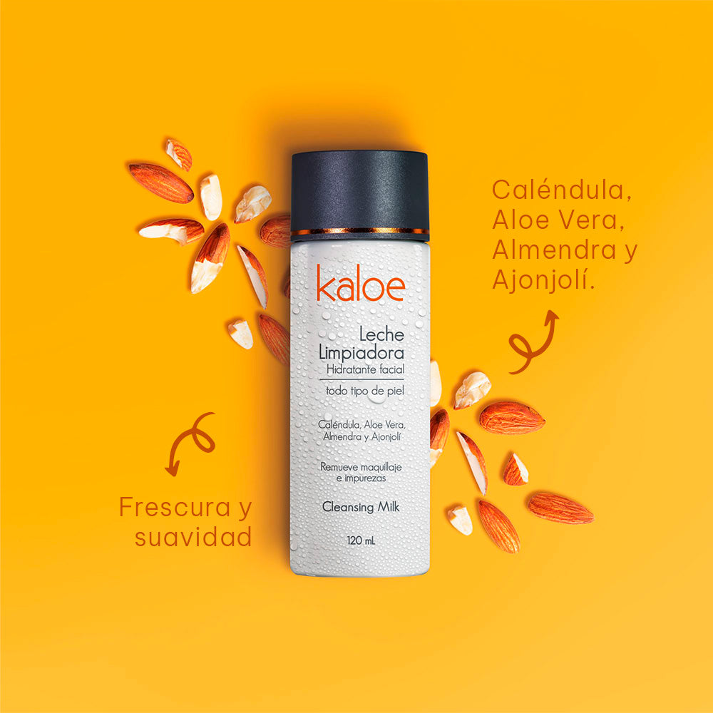 Leche Limpiadora Hidratante Facial Kaloe 120 g