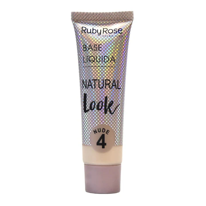 Base Liquida Ruby Rose Natural Look Acabado Radiante 29ml nude 4 Imagen principal del producto