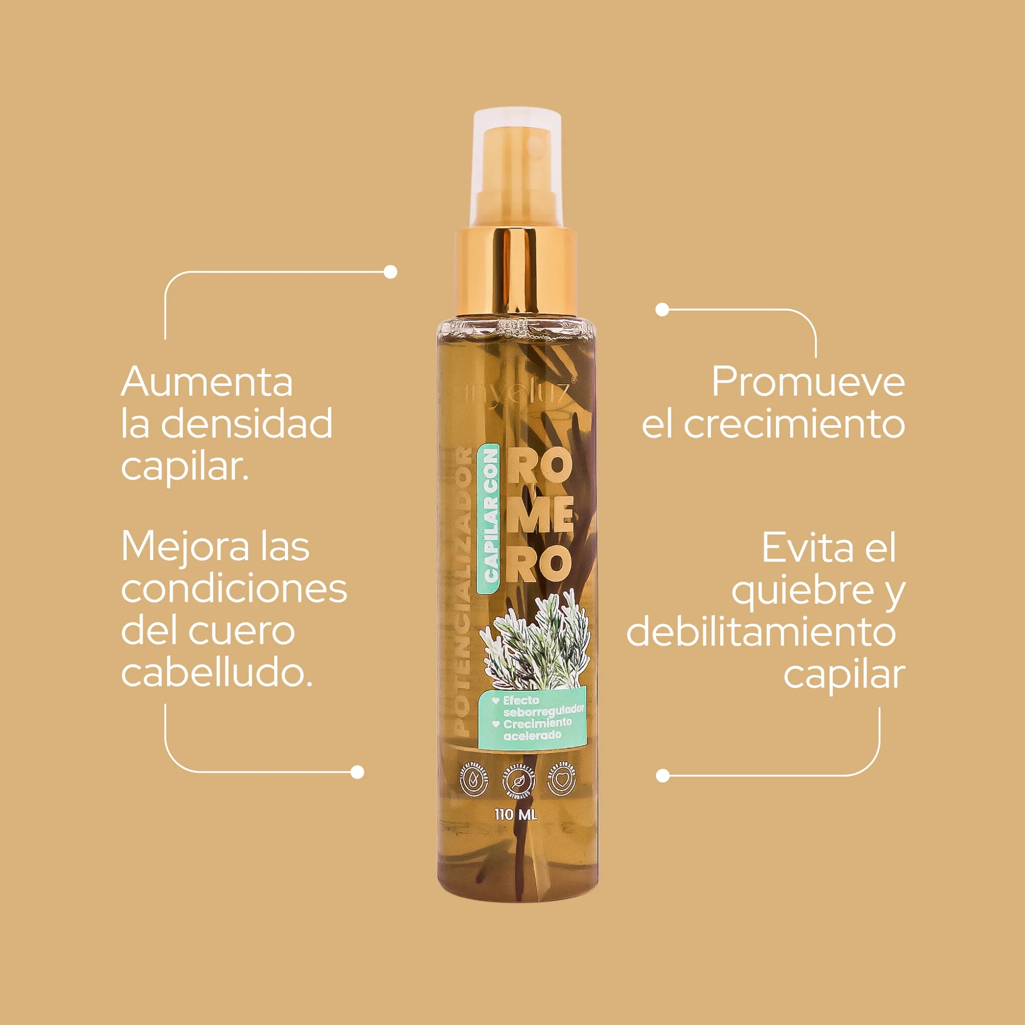 Potencializador Anyeluz Romero Crecimiento 110 ml