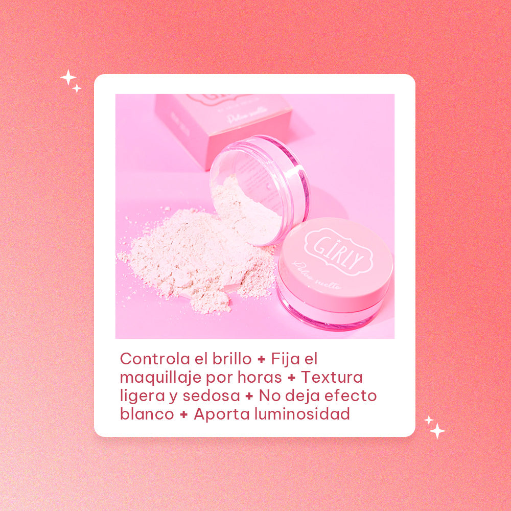 Polvo Suelto Girly Banana y Traslúcido 20g Tono 1