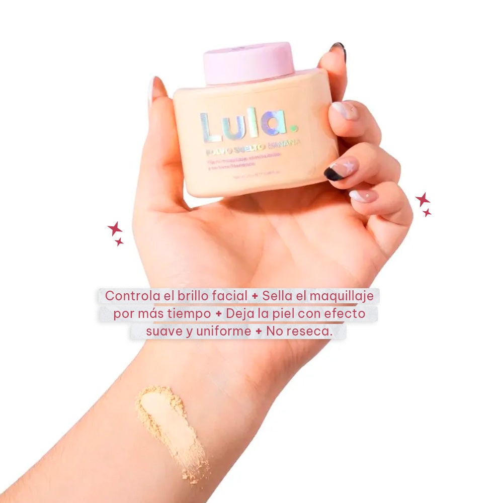 Polvo Suelto Lula Banana Efecto Suave y Mate 25g Imagen secundaria del producto