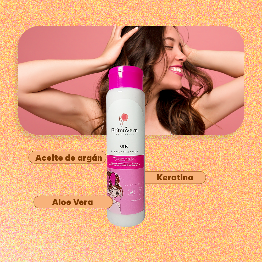 Repolarizador Girls Bioprimavera Nutrición Suave Infantil 400 ml