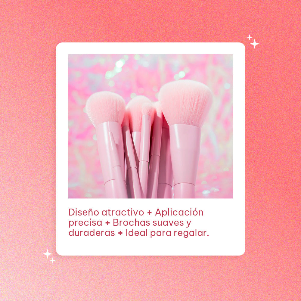 Set de Brochas Lula Sandía Divertido y Completo 8pcs Imagen secundaria del producto