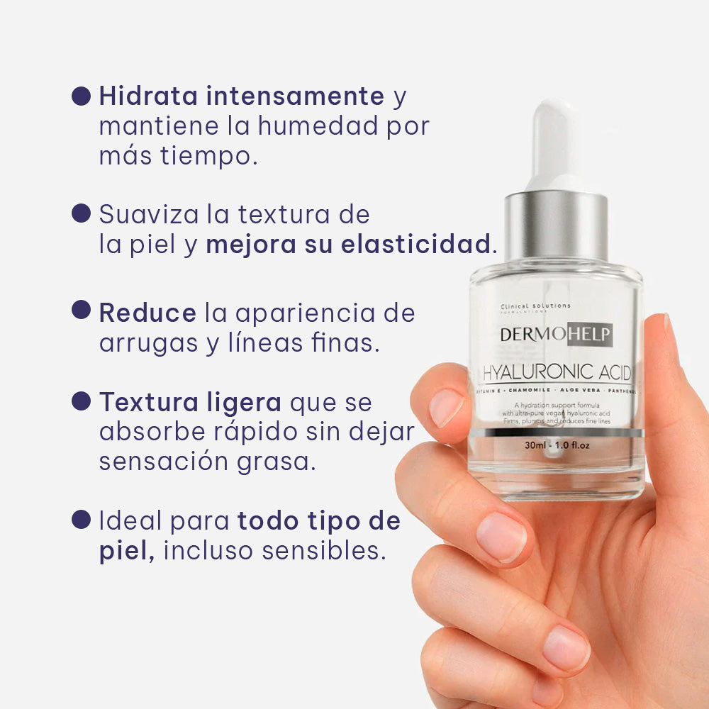 Suero Ácido Hialurónico Dermohelp Hidratación Profunda 30ml Imagen secundaria del producto