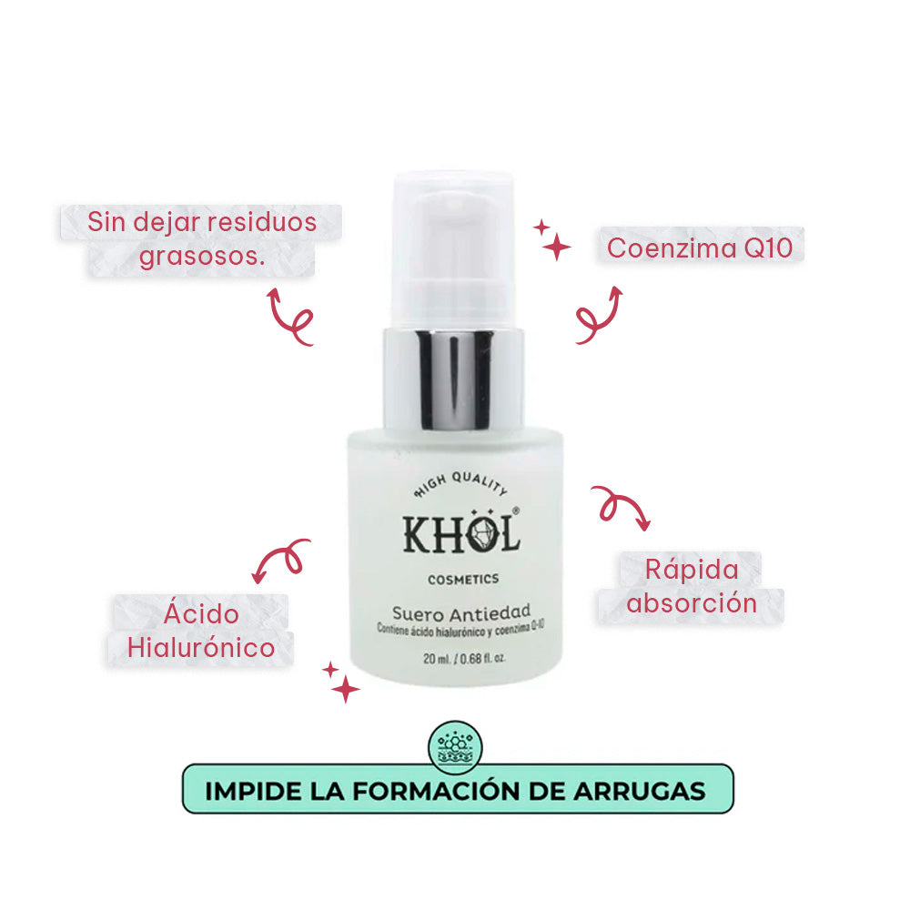 Suero Antiedad Khöl Ácido Hialurónico Q10 20ml Imagen secundaria del producto