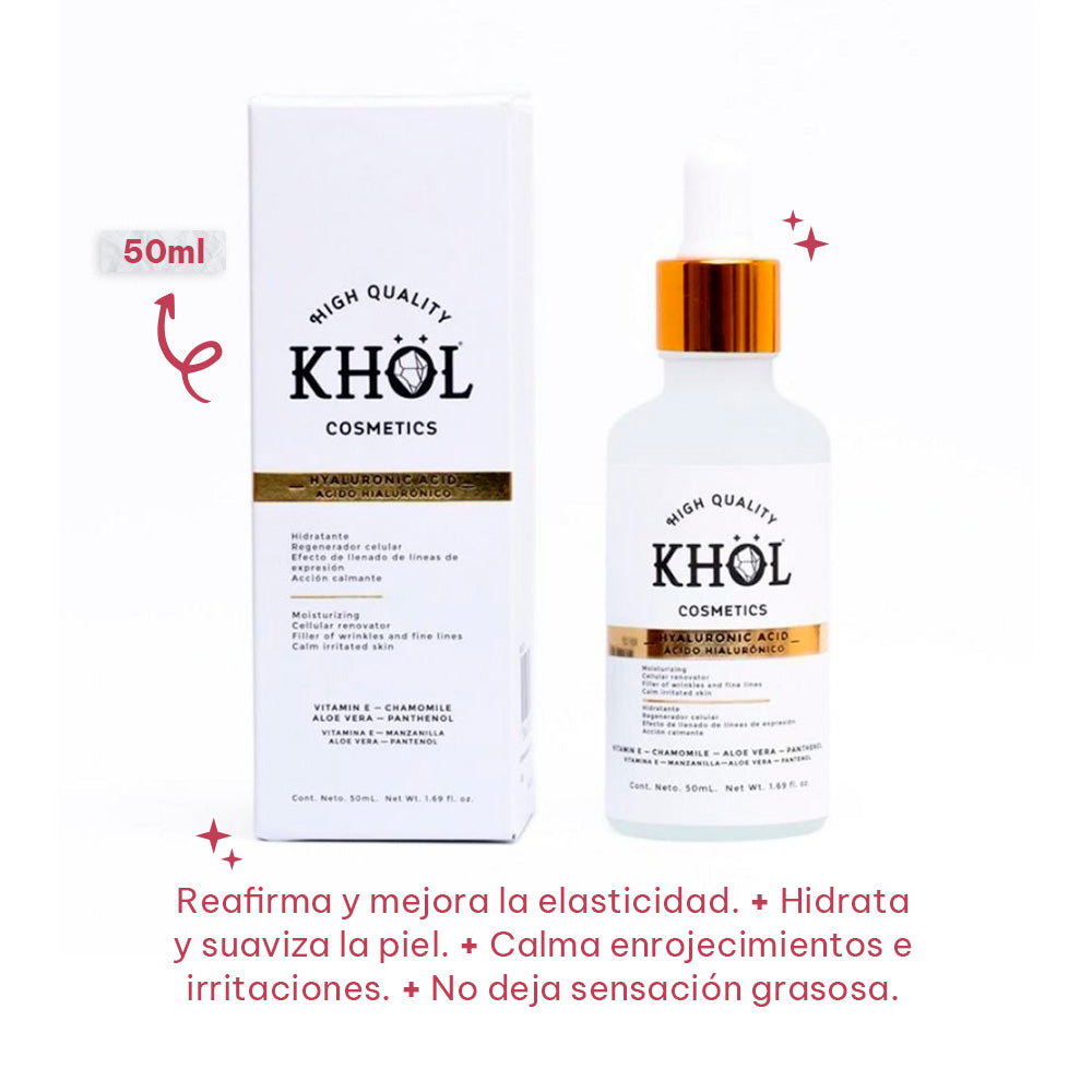 Suero Facial Khöl Ácido Hialurónico Reafirmante 20ml Imagen secundaria del producto