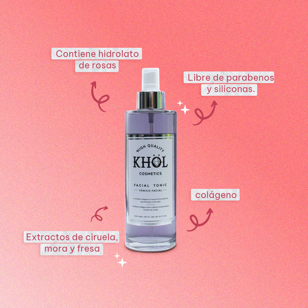 Tónico Facial Khöl Hidratante y Antioxidante 250ml