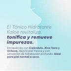 Tónico Hidratante Facial Kaloe con Uchuva y Aloe Vera 120 ml