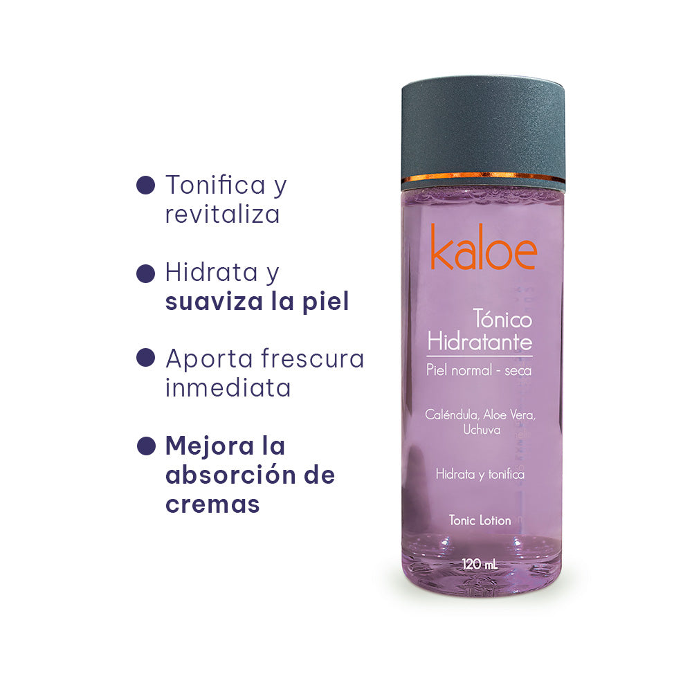 Tónico Hidratante Facial Kaloe con Uchuva y Aloe Vera 120 ml
