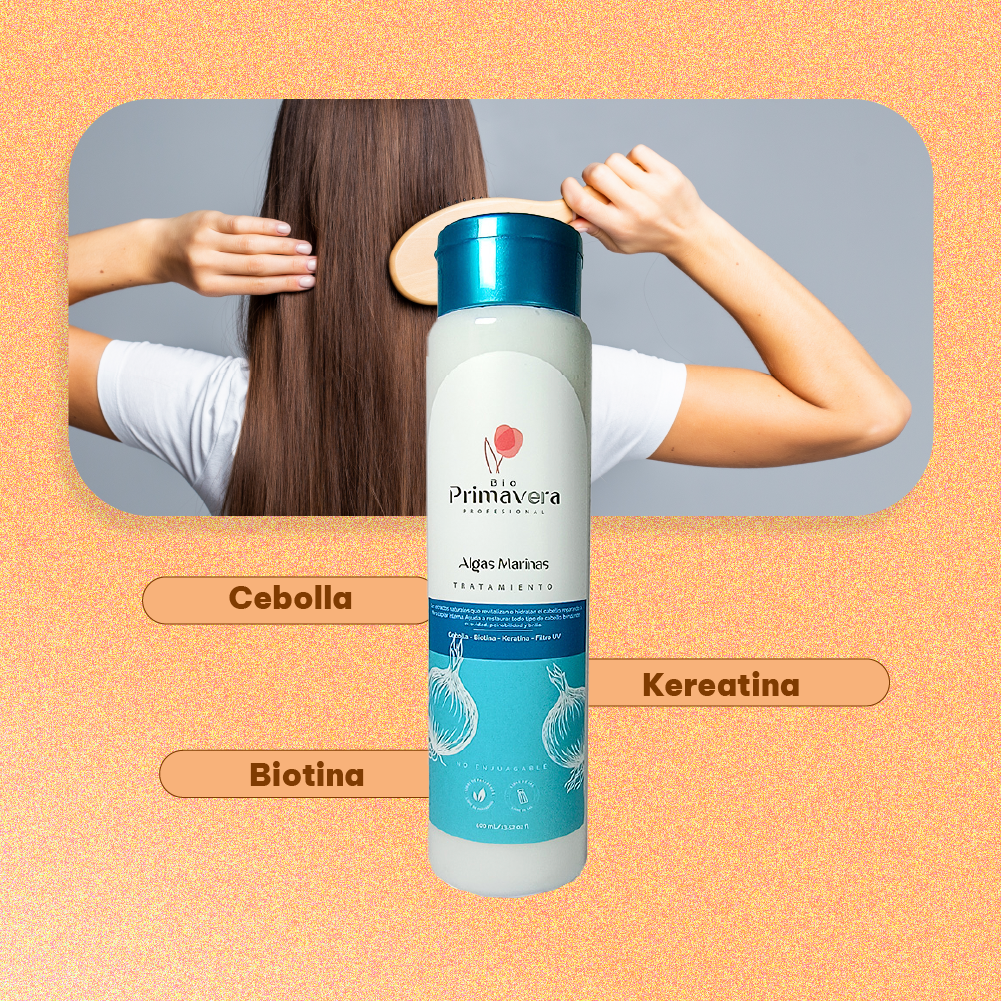 Tratamiento Capilar Algas Marinas Bioprimavera Fuerza 400 ml
