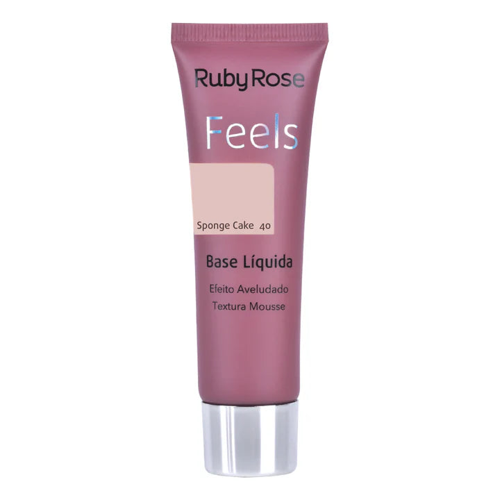 Base Liquida Ruby Rose Feels Textura Mousse 29ml castaña 20 Imagen principal del producto