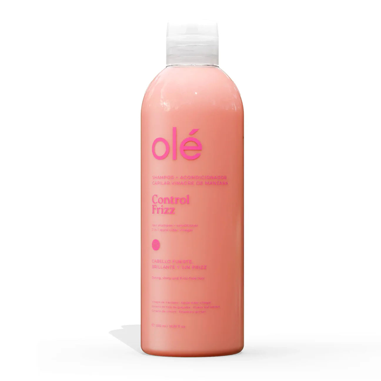Shampoo Olé Control Frizz 2 en 1 Vinagre Manzana 500ml Imagen principal del producto