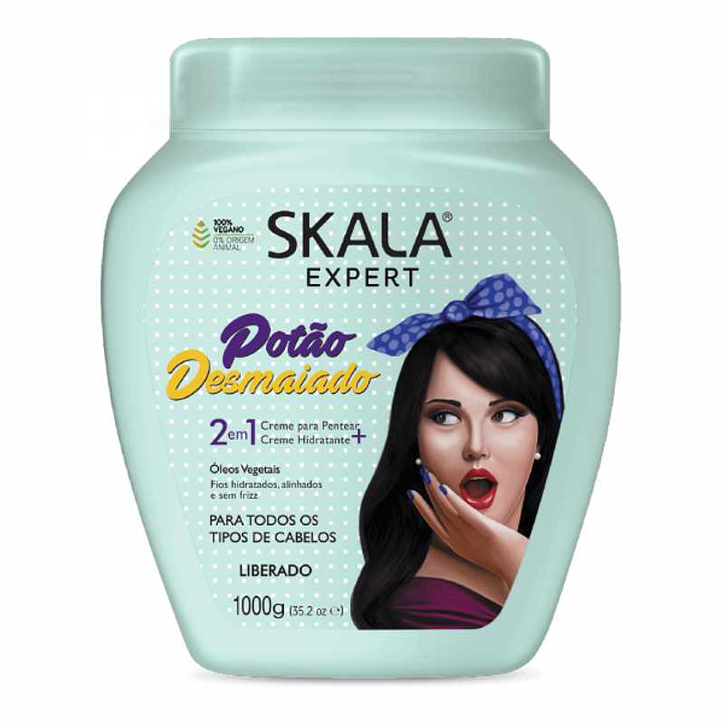 Tratamiento Capilar Skala Control Frizz Liso Potão Desmayado 1000g Imagen principal del producto